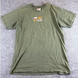 Vintage 90s Nike Just Do It Shirt Mens Large Green Graphic Tee Mini Swoosh USA